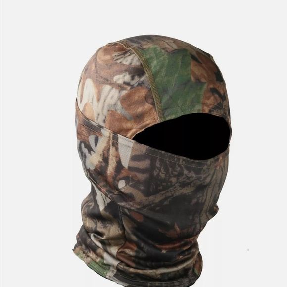 US Camo Face Mask Hunting Tactical Balaclava Cycling Hunting Hat for Men Women - Picture 2 of 2
